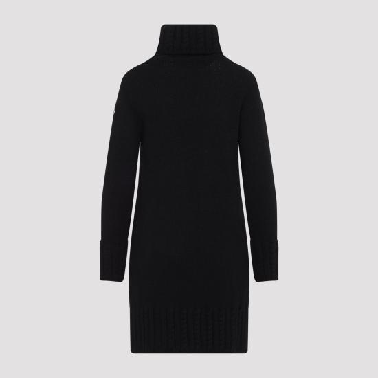 26FW 몽클레어 미디 원피스 L20939L00004N0403 999 BLACK - MONCLER