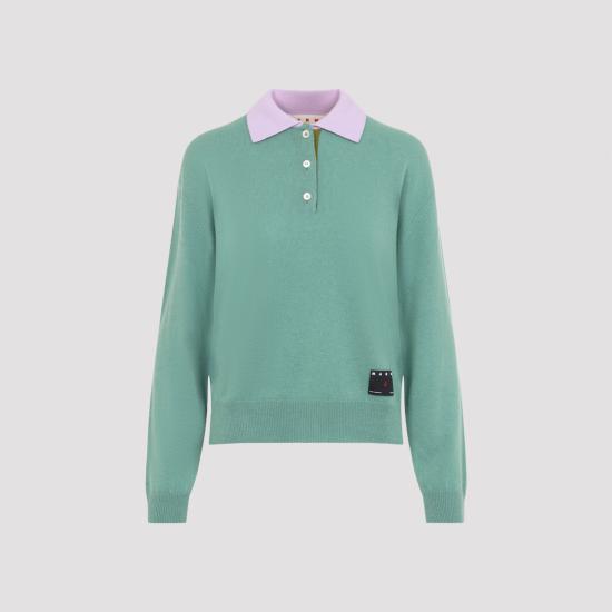 26FW 마르니 스웨터 POMD0070Q0UFX331 MXV32 GREEN - MARNI