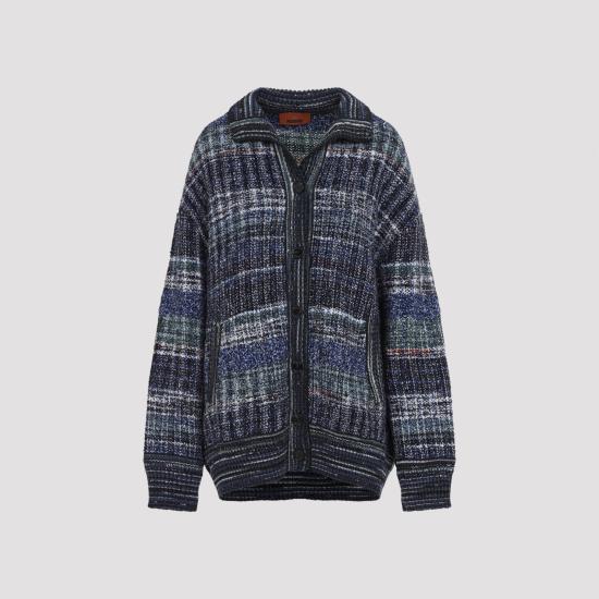 26FW 미소니 스웨터 DS26WM05BC006I S91SX BLUE - MISSONI