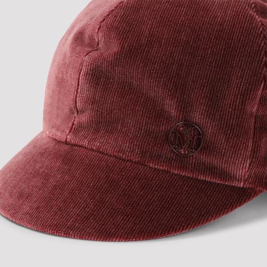 26FW 메종미셸 볼캡 2676001001 BURGUNDY RED - MAISON MICHEL