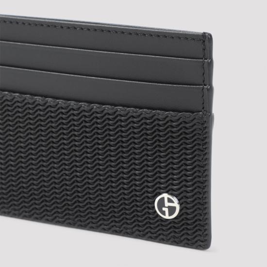 26FW 조르지오 아르마니 가죽소품 GM004653AF24569 UC001 BLACK - GIORGIO ARMANI