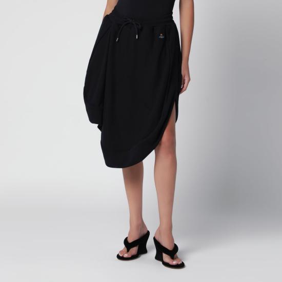 26FW 비비안웨스트우드 스커트 1J01000PJ00AS N401 BLACK