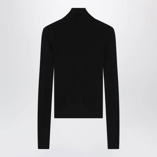 26FW 더프랭키샵 스웨터 KNFS22852WO 100 BLACK - THE FRANKIE SHOP