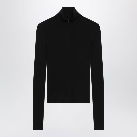 26FW 더프랭키샵 스웨터 KNFS22852WO 100 BLACK