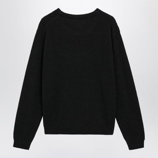 26FW 르메르 알파카 울 크루넥 스웨터 PO0035LK1065 BK996 BLACK - LEMAIRE
