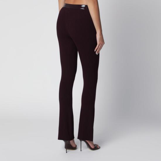 26FW 쿠레쥬 스트레이트 팬츠 326MPA711FI0001 4010 BURGUNDY - COURREGES