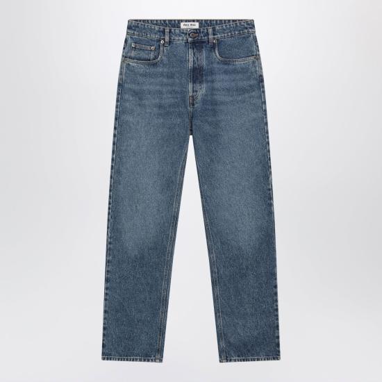 26FW 미우미우 스트레이트 팬츠 GWP607OOO192U F0008 BLUE