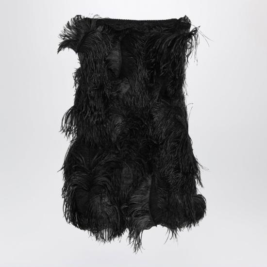 26FW 디 아티코 미디 원피스 261WCA00520EMB035RA 100 BLACK