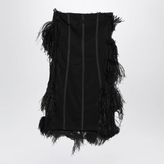 26FW 디 아티코 미디 원피스 261WCA00520EMB035RA 100 BLACK - THE ATTICO