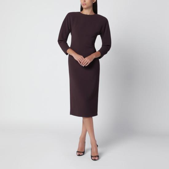 26FW 안다마네 미디 원피스 T200113ATNP263 RN BURGUNDY