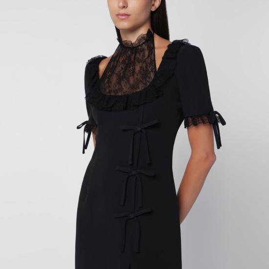 26FW 알레산드라리치 미디 원피스 FABX4442F4692 0900 BLACK - ALESSANDRA RICH
