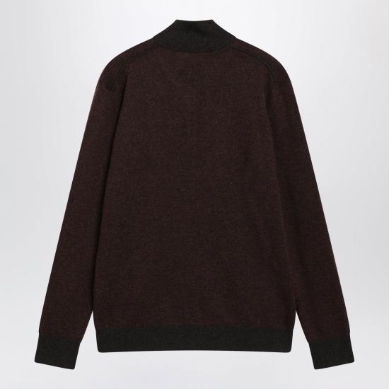 26FW 로로피아나 집업 니트 FAP5949WS J2HQ BROWN - LORO PIANA