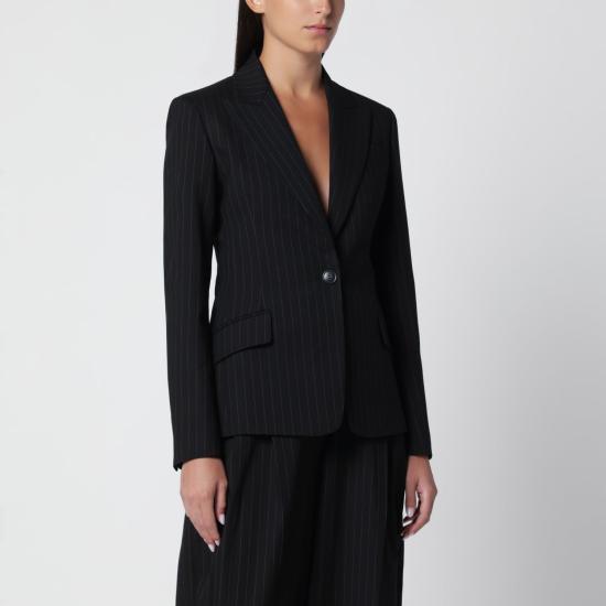 26FW 안다마네 자켓 T203029BTNW069 BW BLACK