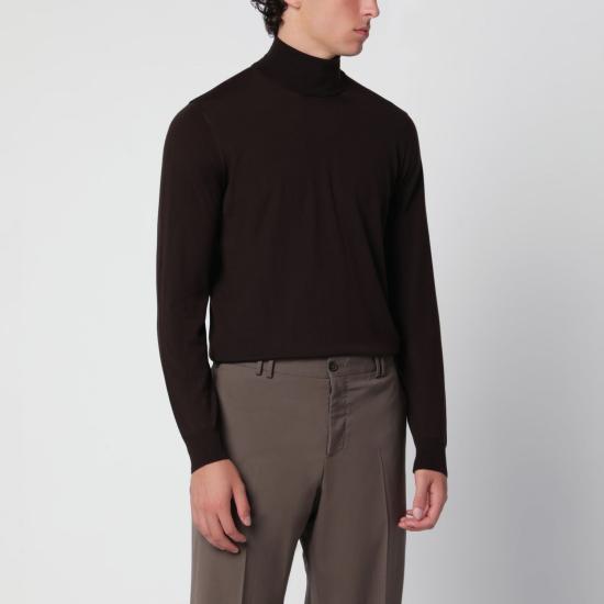 26FW 드루모어 터틀넥 D0D104WO 595 BROWN