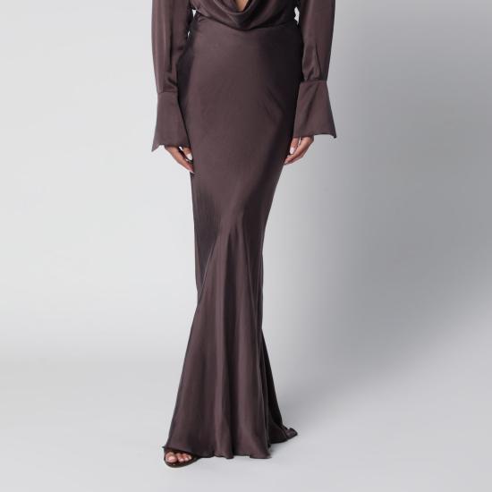 26FW 안다마네 스커트 T200351ATNV147 RN BURGUNDY
