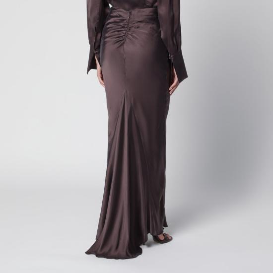 26FW 안다마네 스커트 T200351ATNV147 RN BURGUNDY - ANDAMANE