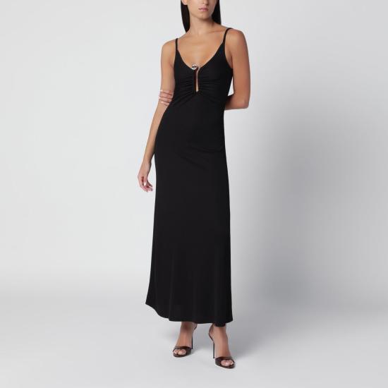 26FW 크리스토퍼에스버 미디 원피스 26023204PL BLK BLACK