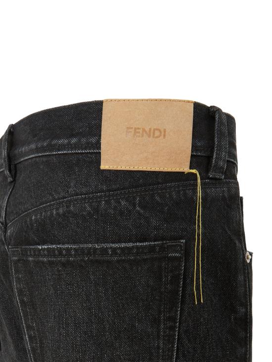 26FW 펜디 스트레이트 팬츠 FLP377B1PH F0QA1 BLACK - FENDI