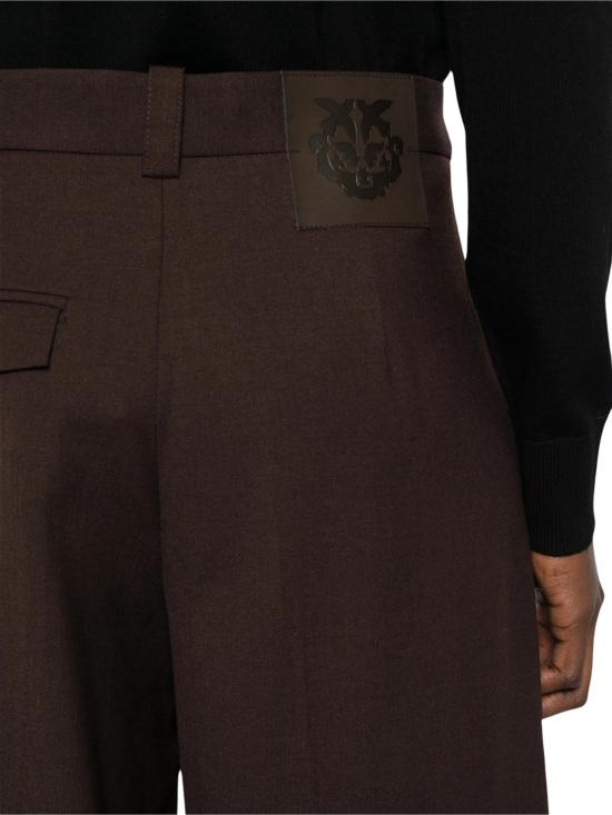 26FW 핑코 스트레이트 팬츠 107712A3MS M04 BROWN - PINKO