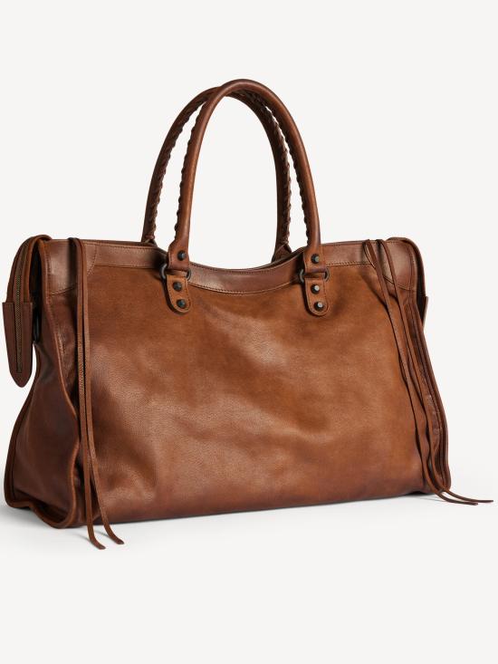 26FW 발렌시아가 토트백 8657652ACML 2247 BROWN - BALENCIAGA