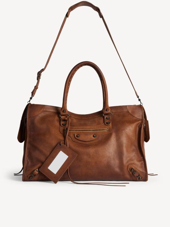 26FW 발렌시아가 토트백 8657652ACML 2247 BROWN - BALENCIAGA