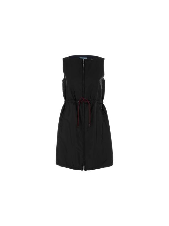 26FW 프라다 미디 원피스 2307571WQ9 F0002 BLACK