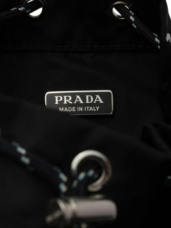 26FW 프라다 스피드락 리나일론 앤 레더 파우치 2NE0672HE1 F0002 BLACK - PRADA