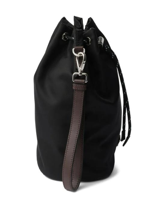 26FW 프라다 스피드락 리나일론 앤 레더 파우치 2NE0672HE1 F0002 BLACK - PRADA