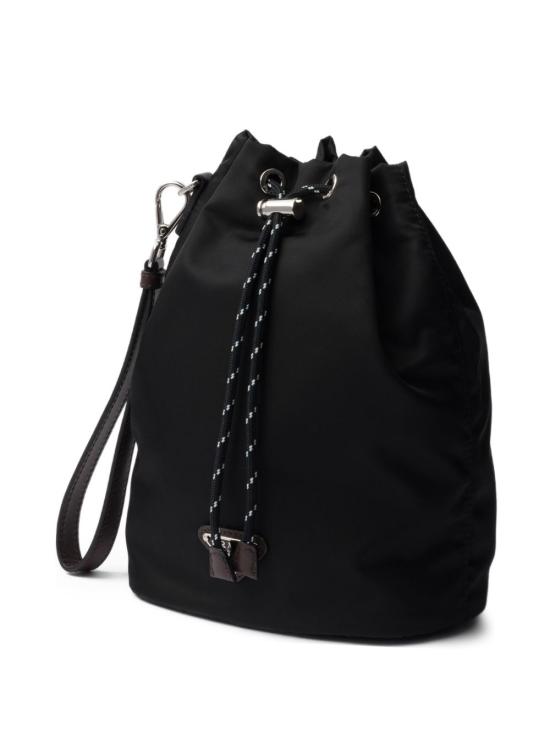 26FW 프라다 스피드락 리나일론 앤 레더 파우치 2NE0672HE1 F0002 BLACK - PRADA