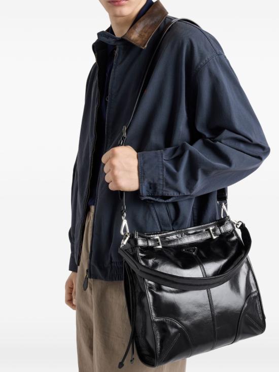 26FW 프라다 보니 가죽 숄더백 2VH2162CYRVOOOF0002 Black - PRADA