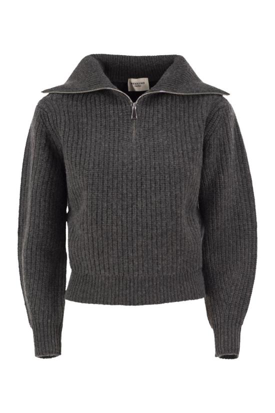 26FW 위켄드막스마라 스웨터 2625366182600 006 ANTHRACITE