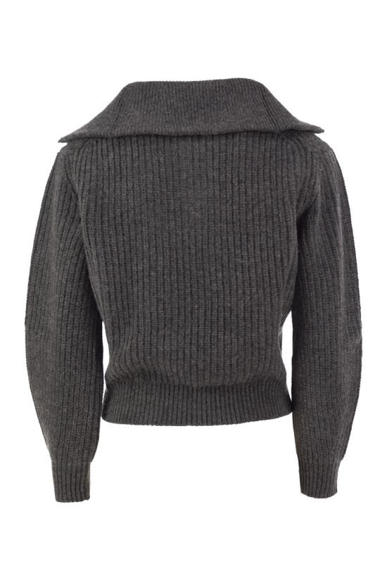 26FW 위켄드막스마라 스웨터 2625366182600 006 ANTHRACITE - WEEKEND MAX MARA