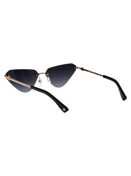  디스퀘어드2 선글라스 D2 0108S RHL9O GOLD BLACK - DSQUARED2