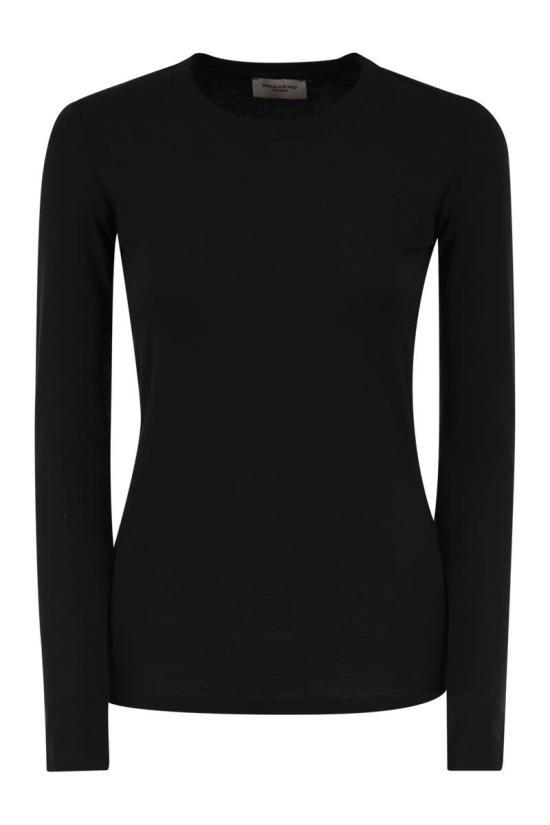 26FW 위켄드막스마라 반팔 티셔츠 2625946032600 004 BLACK