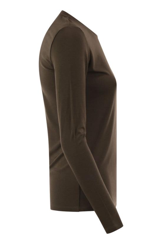26FW 위켄드막스마라 반팔 티셔츠 2625946032600 005 DARK BROWN - WEEKEND MAX MARA