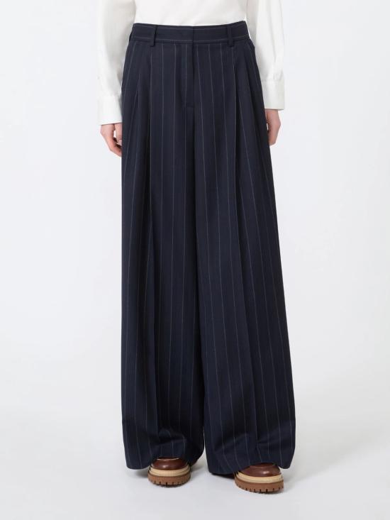 26FW 위켄드막스마라 스트레이트 팬츠 2625136102600 001 BLUE - WEEKEND MAX MARA