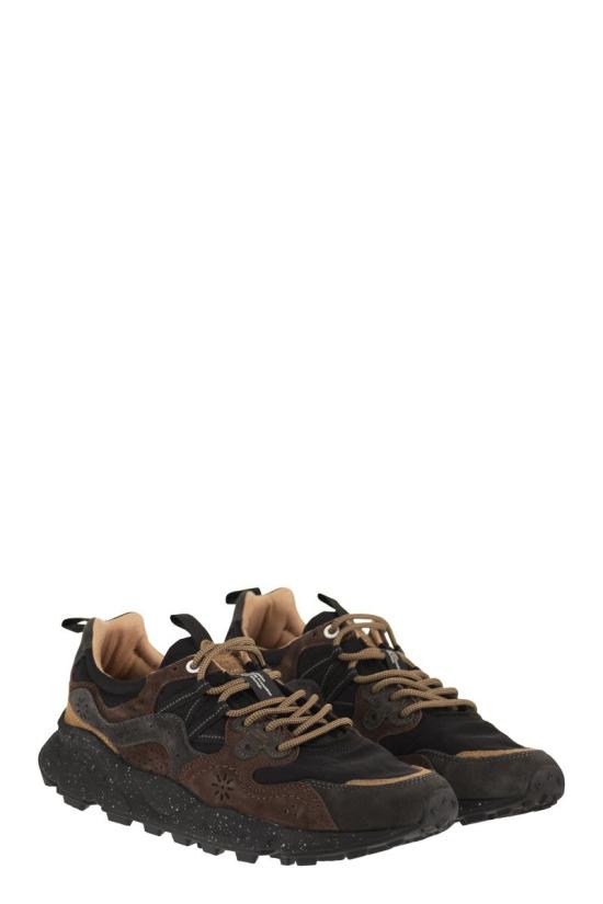 26FW 플라워 마운틴 스니커즈 201781601 1A16 DARK BROWN - FLOWER MOUNTAIN