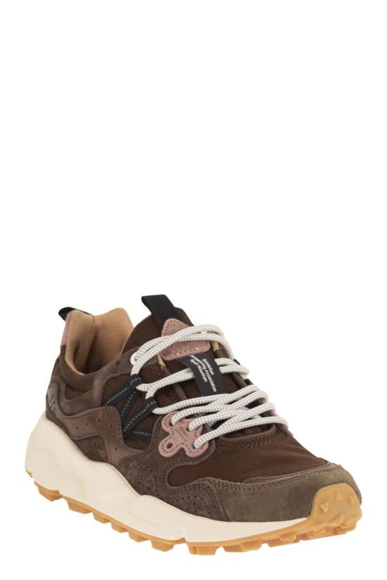 26FW 플라워 마운틴 스니커즈 201781882 4D80 DARK BROWN - FLOWER MOUNTAIN