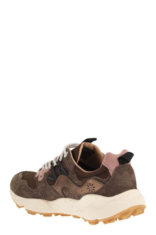 26FW 플라워 마운틴 스니커즈 201781882 4D80 DARK BROWN - FLOWER MOUNTAIN
