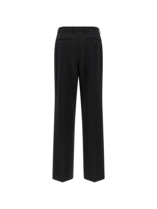 26FW 돌체앤가바나 스트레이트 팬츠 FTC17TFUBG3 N0000 BLACK - DOLCE & GABBANA