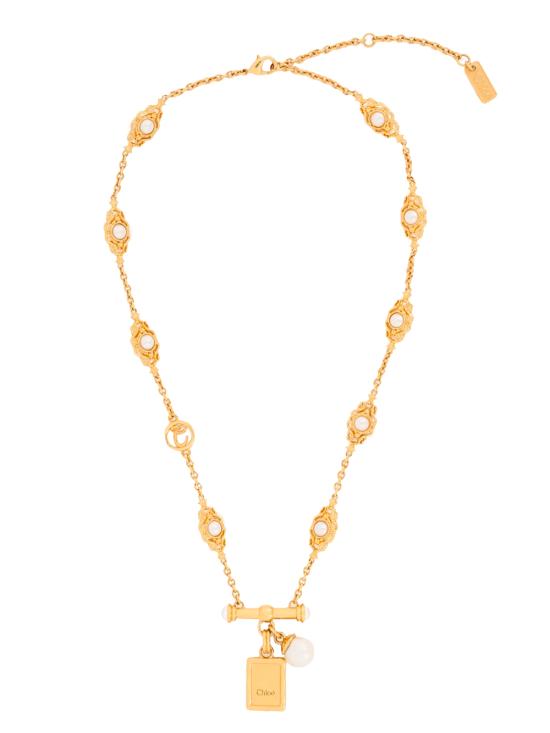 26FW 끌로에 목걸이/팬던트 CH26SJN02BRE7ZN GOLDPEARLY