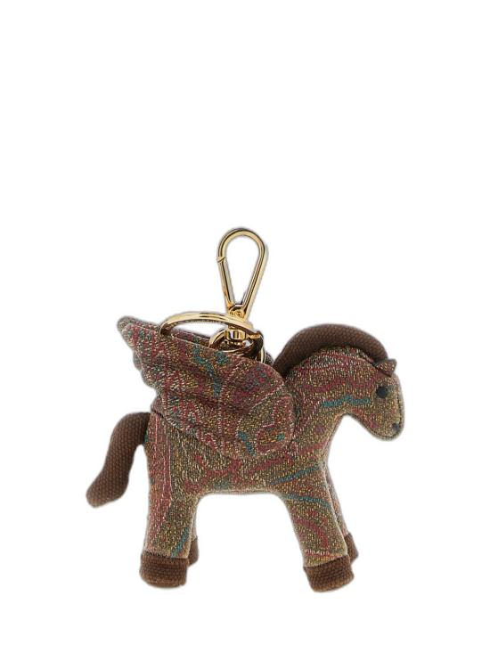 26FW 에트로 키링 WP2I0046AA001M0019 BROWN