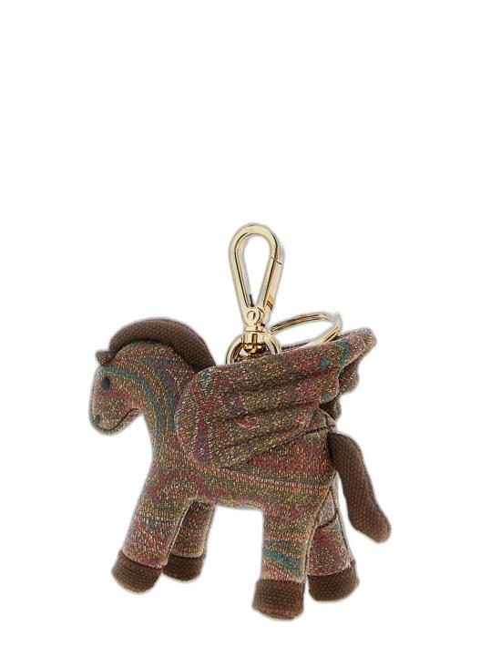 26FW 에트로 키링 WP2I0046AA001M0019 BROWN - ETRO