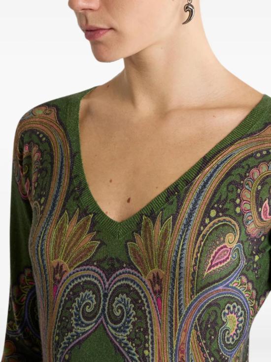 26FW 에트로 스웨터 WRKE0024AK171X0893 GREEN - ETRO