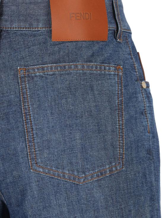 26FW 펜디 스트레이트 팬츠 FLP863AW8HF0QB0 NAVY - FENDI