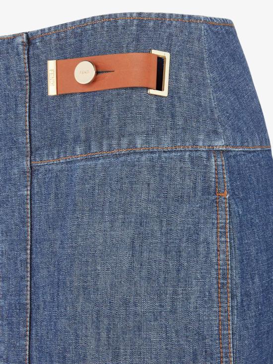 26FW 펜디 스커트 FLQ609AW8HF0QB0 NAVY - FENDI