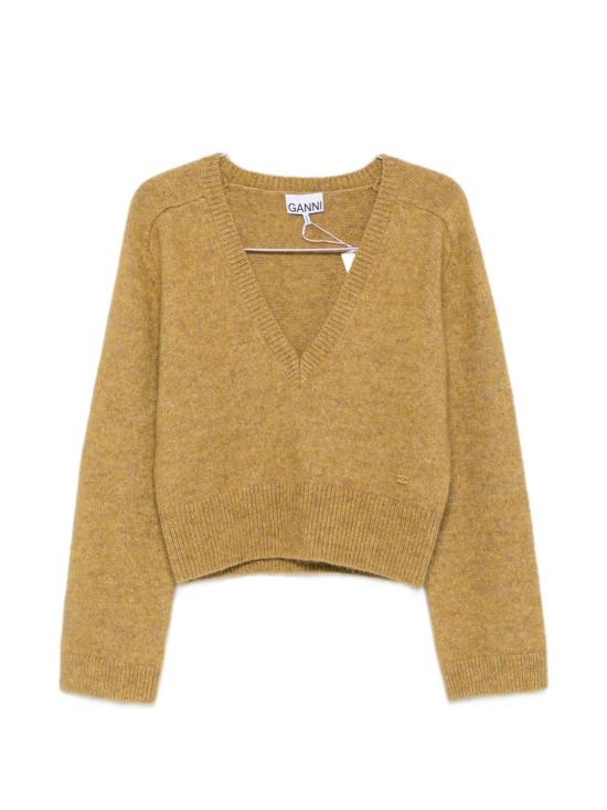26FW 가니 스웨터 A1150050576 CUSTARD