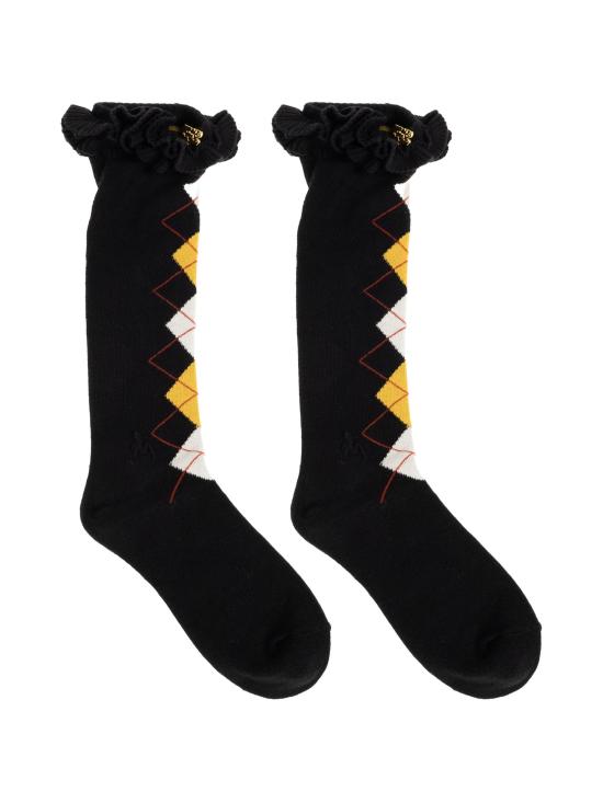 26FW 가니 양말 B3020229099 BLACK