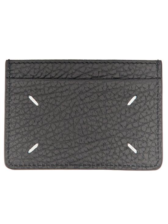 26FW 마르지엘라 포 스티치 카드 홀더 SA1VX0005 P4455T8013 BLACK - MAISON MARGIELA