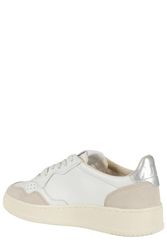 26FW 오트리 메달리스트 로우 레더 스니커즈 AULW 099 White - AUTRY